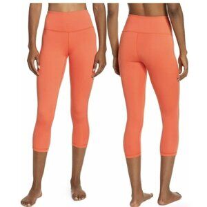New Zella | Studio Lite Crop Leggings in Red Firelight